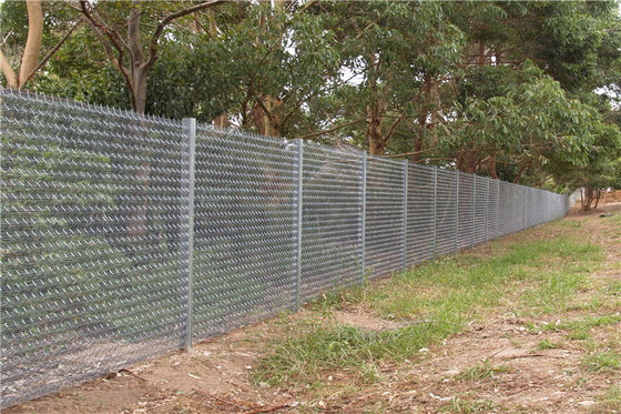 Anti Theft 358 Mesh Fencing Q235 Galvanized Steel Clearvu Security Fence