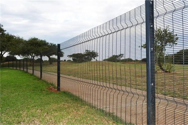 Prison Clearvu Fencing 358 Anti Climb Fence Low Carbon Steel Wire