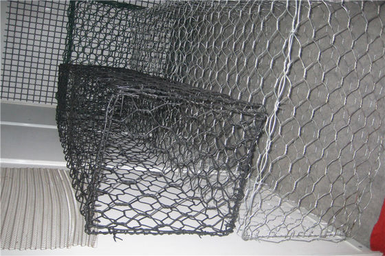80x100 Hexagonal Gabion Box Twist Type Gabion Stone Cages