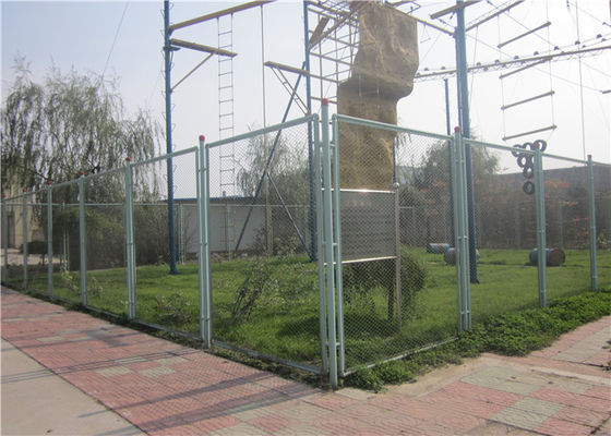 Chain Link Security Fence With Razor Barbed Wire For High Level Security