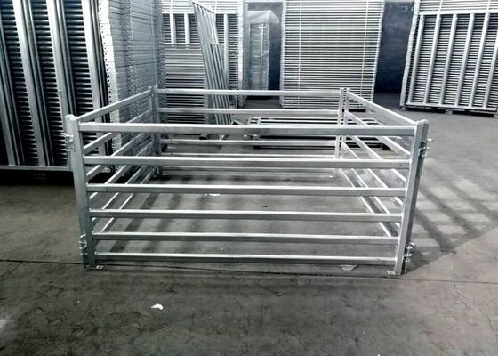 Sturdy Steel Cattle Fence , Horse Corral Panels For Horse / Cow / Sheep