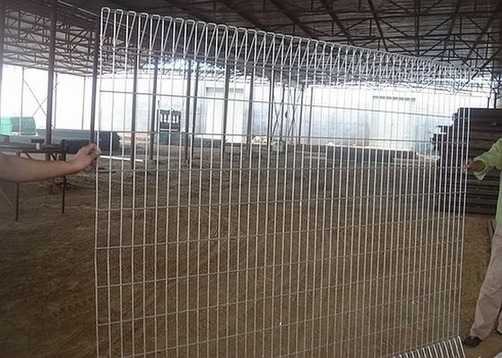 Security BRC Roll Top Mesh Fence Panels With Hot Dip Galvanized Surface Treatment