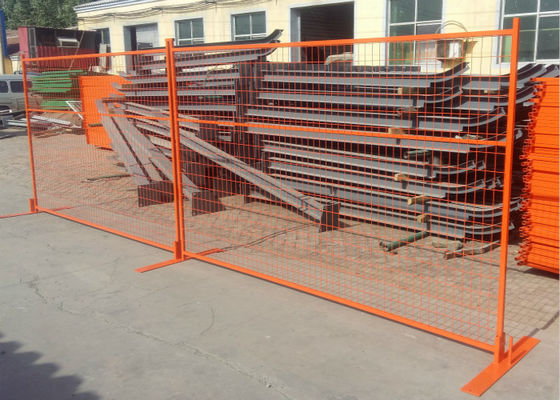 3.5mm Wire Dia Canada Temporary Fence 6"X9.5" Powder Coating Temp Construction Fence