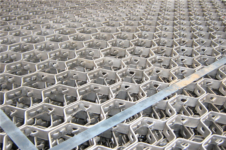 Tortoise Shell Mesh AISI 304 Hex Mesh For Refractory With 2mm Thickness