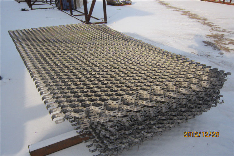 Tortoise Shell Mesh AISI 304 Hex Mesh For Refractory With 2mm Thickness